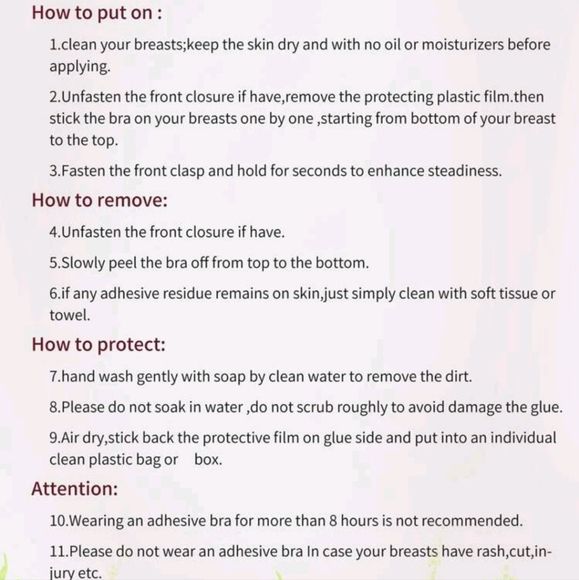 Adhesive Push Up Bra - Picture 2 of 9